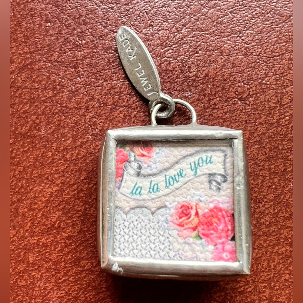 Jewel  Kade - Vintage “la la love you” Charm - Picture 3 of 6